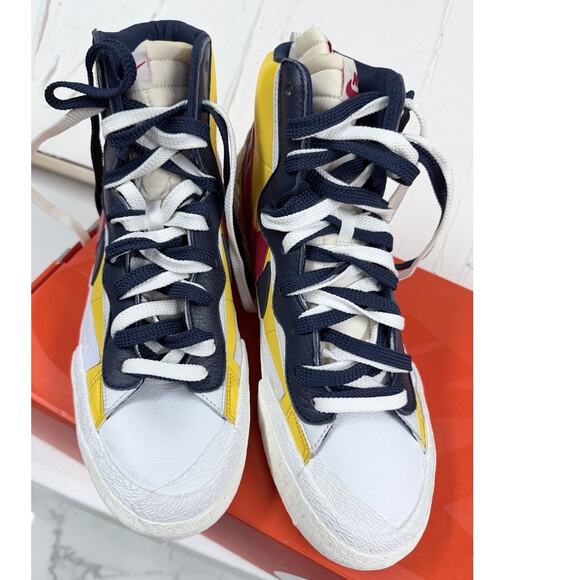 Nike Blazer Mid / Sacai “Varsity Maize / Varsity Red” BV0072-700 – Men’s 11 NIB - Picture 3 of 6